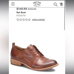 Kork-Ease Women’s Brown Leather Oxfords